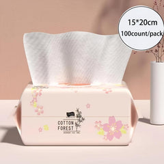 Disposable Cleansing Face Towel Soft Dry Wipe Makeup Removing Tissue