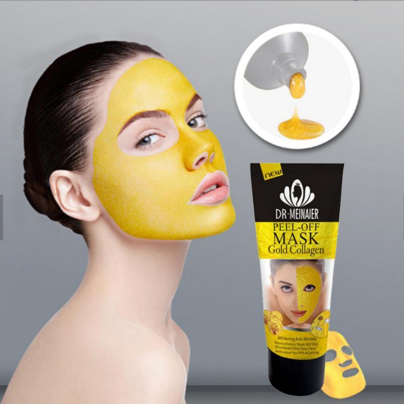 24K Golden Collagen Face Mask Deeply Cleanses Dark Spots Tightens T Zone