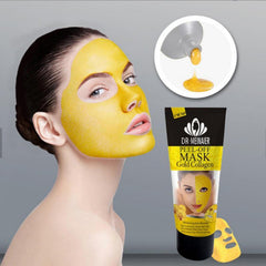 24K Golden Collagen Face Mask Deeply Cleanses Dark Spots Tightens T Zone