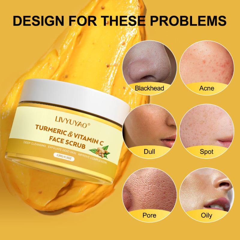 Vitamin C Turmeric Facial Cleansing Scrub