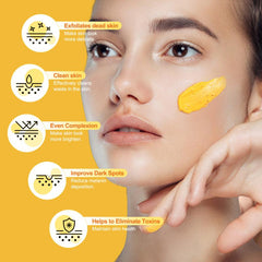 Vitamin C Turmeric Facial Cleansing Scrub