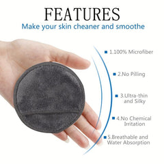 16 Pack Reusable Makeup Remover Pads Microfiber Face Cleansing Gloves Washable
