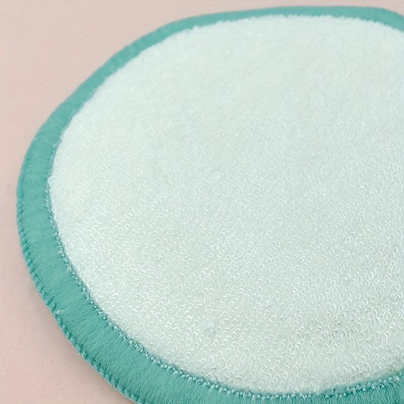 10pcs Reusable Bamboo Cotton Makeup Remover Pads in Mesh Bag