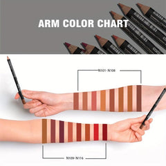 8pcs Waterproof Matte Lip Liners and Lip Gloss Set - Long Lasting
