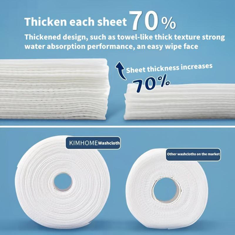 Pure Cotton Disposable Washcloth Roll Towel