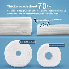 Pure Cotton Disposable Washcloth Roll Towel