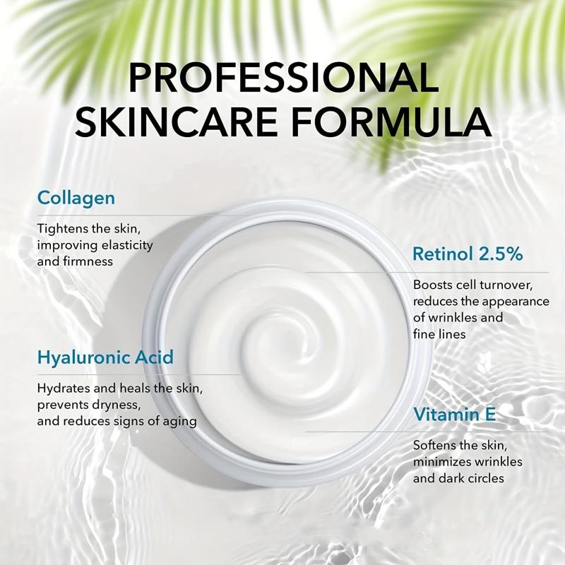 Collagen Night Cream 1.7oz with Retinol and Hyaluronic Acid
