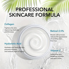 Collagen Night Cream 1.7oz with Retinol and Hyaluronic Acid