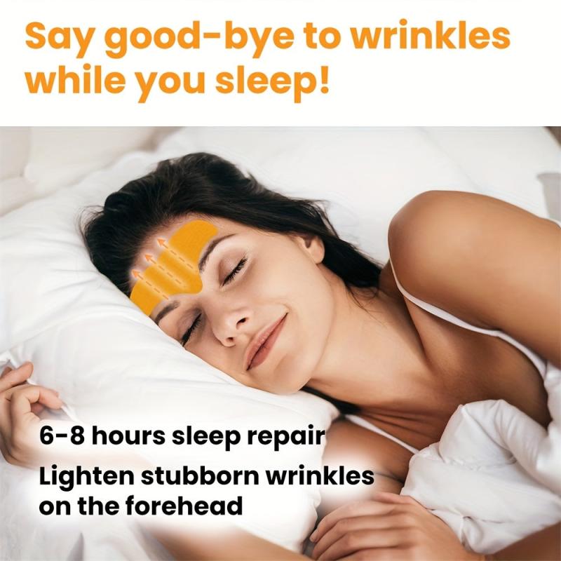 10Pcs Forehead Wrinkle Stickeres Face Tape Reusable Wrinkle Patch