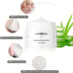 Blackhead Nose Mask Set Peel Mask With 60 Sheets Blackhead Removal