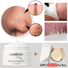 Blackhead Nose Mask Set Peel Mask With 60 Sheets Blackhead Removal