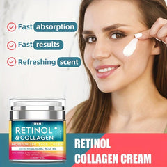 Retinol Cream with Hyaluronic Acid for Aging Skin