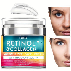 Retinol Cream with Hyaluronic Acid for Aging Skin