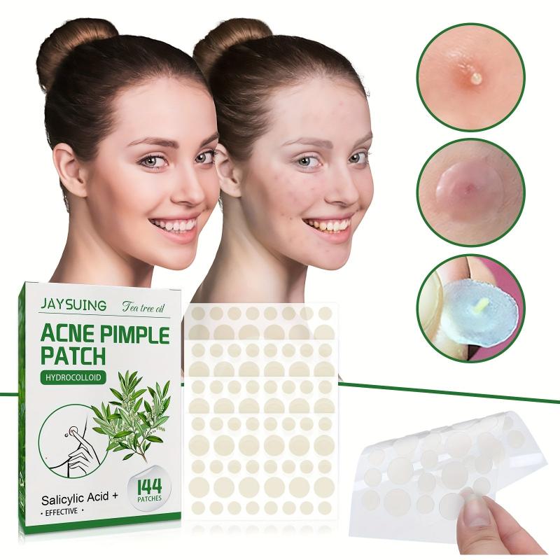 Tea Tree Acne Pimple Patches Hydrocolloid Waterproof Spot Stickers