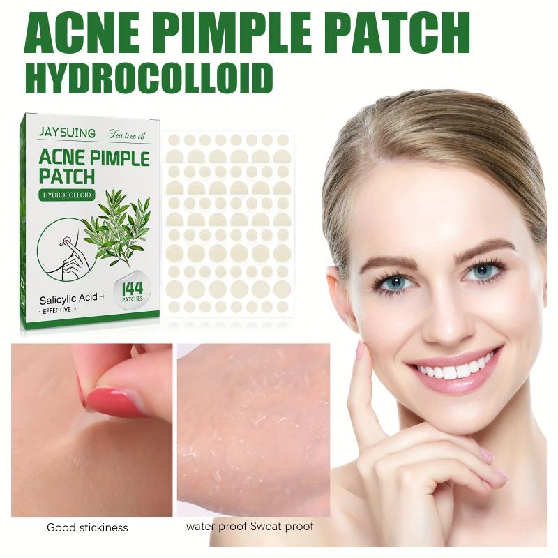 Tea Tree Acne Pimple Patches Hydrocolloid Waterproof Spot Stickers