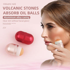 Facial Volcanic Stone Roller Stick Ball Set