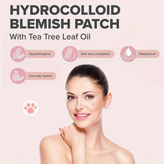 Hydrocolloid Acne Pimple Patch Tea Tree Facial Sticker
