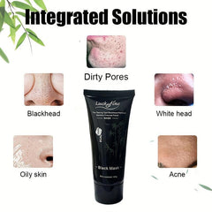 2pcs 60g Bamboo Charcoal Blackhead Remover Nose Paste Deep Cleansing Men Women