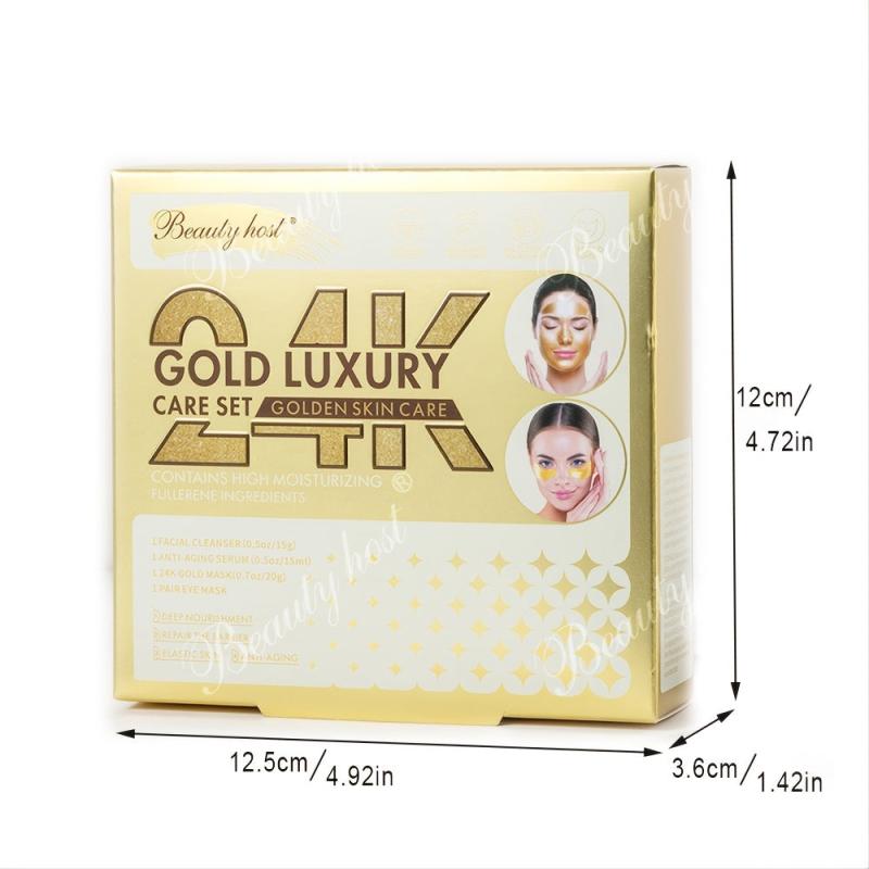 Golden Skin Care Set Reduce Aging & Firming