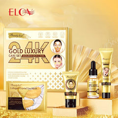 Golden Skin Care Set Reduce Aging & Firming