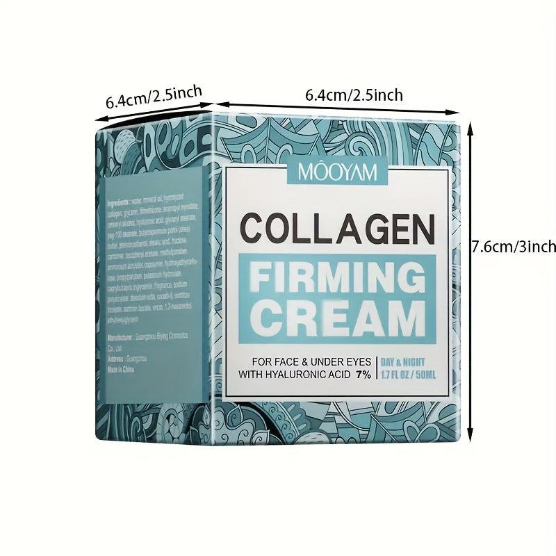Collagen Cream With Hyaluronic Acid - Anti-Aging Moisturizer