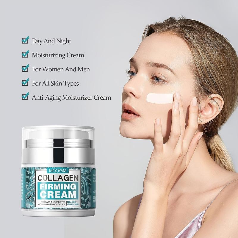 Collagen Cream With Hyaluronic Acid - Anti-Aging Moisturizer