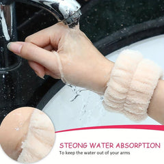 Microfiber Wrist Wash Towel Absorbent Sweatband for Women