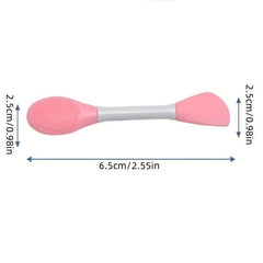 Dual Head Silicone Face Mask Brushes 2-in-1 Beauty Skin Care Tool