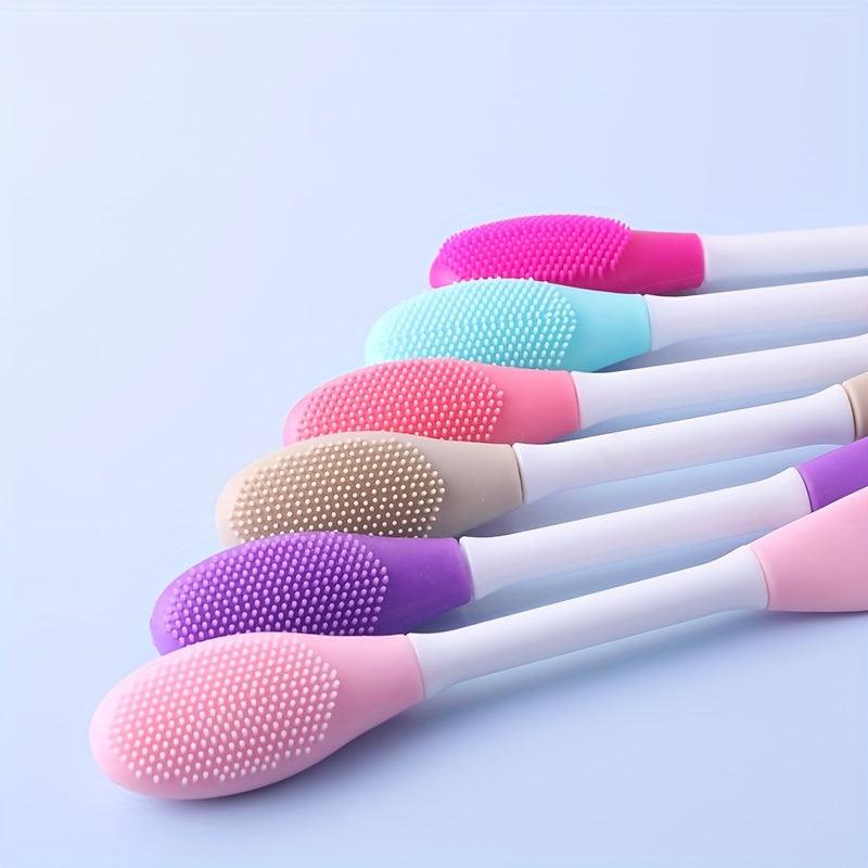 Dual Head Silicone Face Mask Brushes 2-in-1 Beauty Skin Care Tool