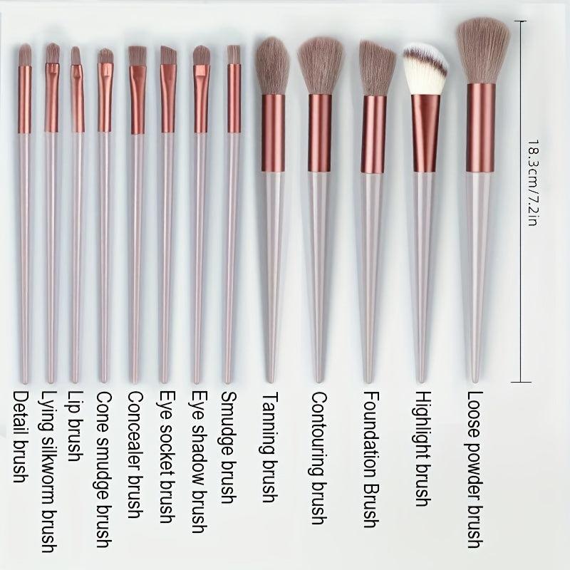 Professional Makeup Brush Set - Essential Beauty Tools for Flawless Look