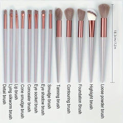 Professional Makeup Brush Set - Essential Beauty Tools for Flawless Look