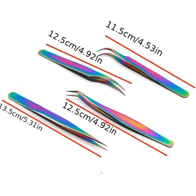 Stainless Steel Chameleon Tweezers for Eyelash Extensions