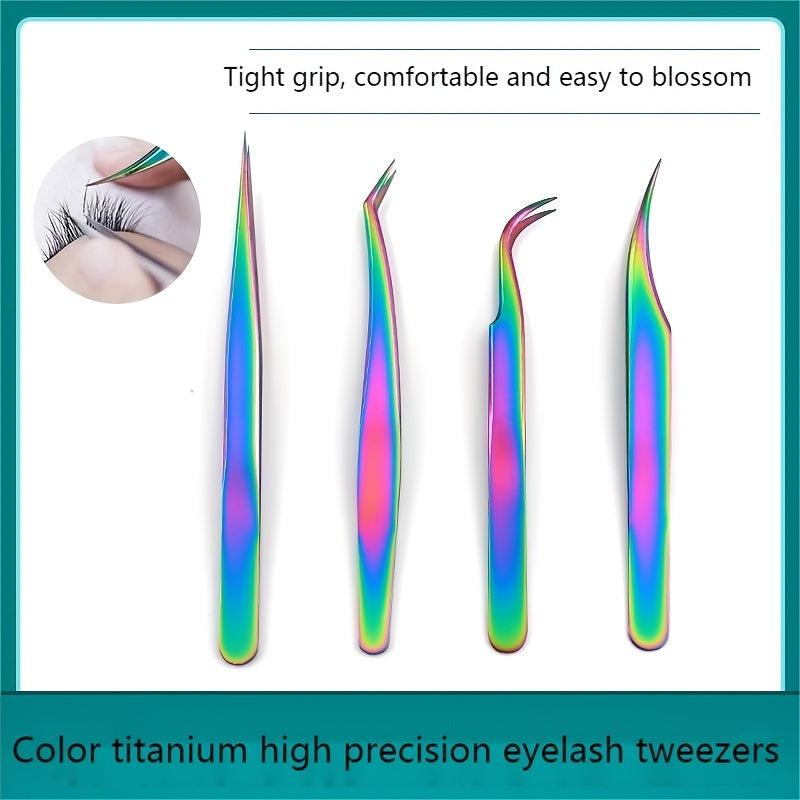 Stainless Steel Chameleon Tweezers for Eyelash Extensions