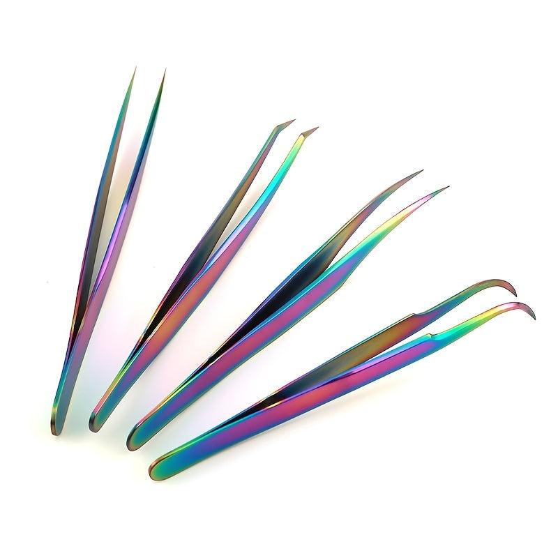 Stainless Steel Chameleon Tweezers for Eyelash Extensions