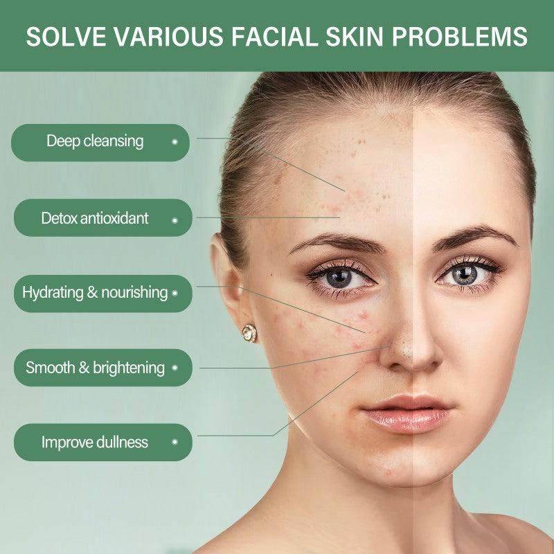 Green Tea Mud Stick Mask for Blackheads and Pore Purifying