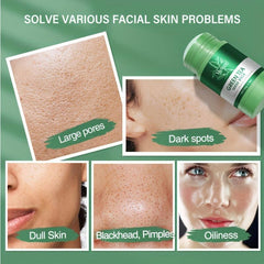 Green Tea Mud Stick Mask for Blackheads and Pore Purifying