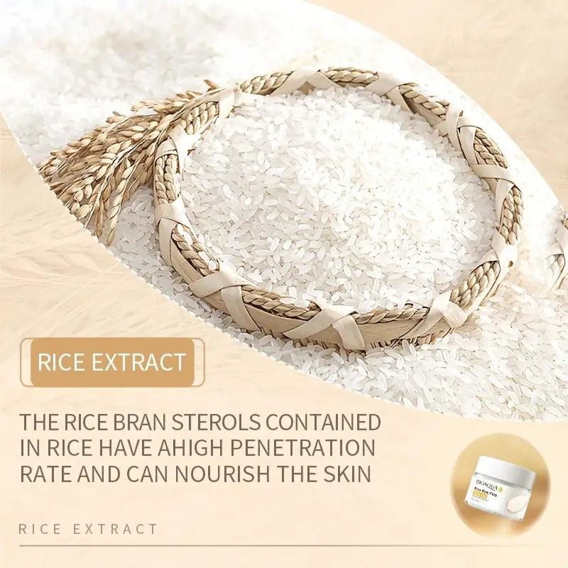 Rice Puree Cream Moisturizing Skin Care Hydrating Repairing