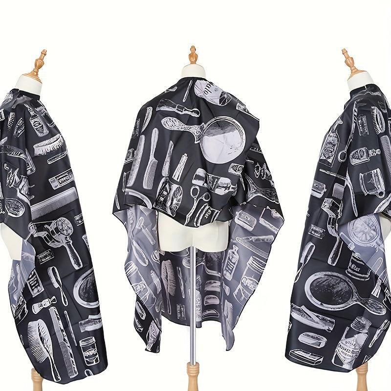 Hair Cutting Cape with Scissors Comb Accessories