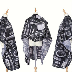 Hair Cutting Cape with Scissors Comb Accessories