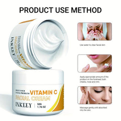 Vitamin C Face Cream Moisturizer for Elasticity and Luster