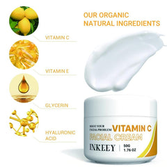 Vitamin C Face Cream Moisturizer for Elasticity and Luster