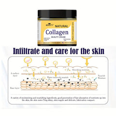 Natural Collagen Face Cream 30ML - Youthful Skin Wrinkle Fade Aging Cream