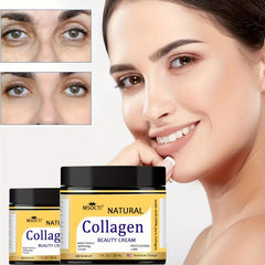 Natural Collagen Face Cream 30ML - Youthful Skin Wrinkle Fade Aging Cream