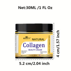 Natural Collagen Face Cream 30ML - Youthful Skin Wrinkle Fade Aging Cream