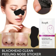 10pcs Mango Blackhead Cleansing Nasal Masks - Deep Cleansing Pimples