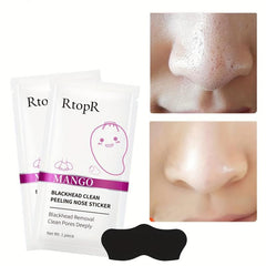 10pcs Mango Blackhead Cleansing Nasal Masks - Deep Cleansing Pimples