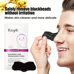 10pcs Mango Blackhead Cleansing Nasal Masks - Deep Cleansing Pimples