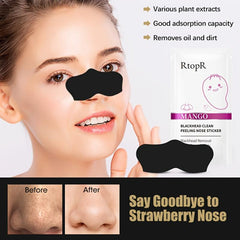 10pcs Mango Blackhead Cleansing Nasal Masks - Deep Cleansing Pimples