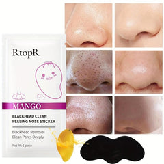 10pcs Mango Blackhead Cleansing Nasal Masks - Deep Cleansing Pimples