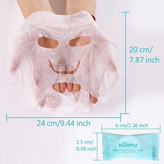 Natural Skin Care Compressed Facial Mask Sheet DIY Disposable Mask Paper